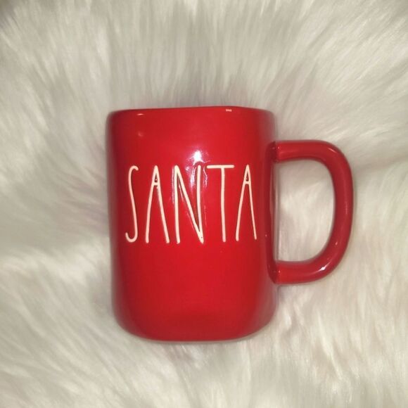 Rae Dunn SANTA red coffee cup - Picture 5 of 16